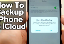 how to backup iphone icloud